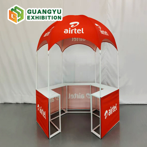 Carpa de Kiosco Hexagonal de 2.5x2.5m con Estructura de Acero, Fácil Montaje sin Herramientas, Ideal para Puestos de Comida, Bebidas y Cafeterías - Product Image 4