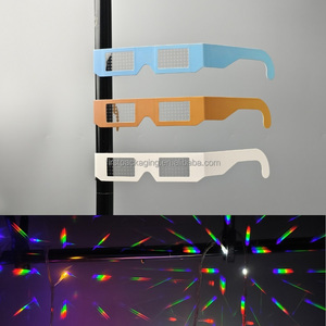 Lunettes à diffraction en spirale Livraison rapide Lunettes en papier à diffraction étoile cœur Produit Fournisseur de premier emballage de Hangzhou - Product Image 3