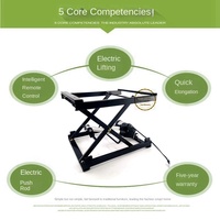 Table basse multifonctionnelle intelligente Kung Fu à hauteur réglable, avec cadre en fer intégré et système électrique, pour salon moderne