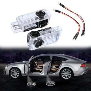 Pour <span class=keywords><strong>Audi</strong></span> AodiA4A5A6A3A8 S3 S5 S6 <span class=keywords><strong>S4</strong></span> Lumière d'ambiance A7A8LQ3Q5Q7 Voiture Porte Laser Projection Bienvenue Lumière - Product Image 2