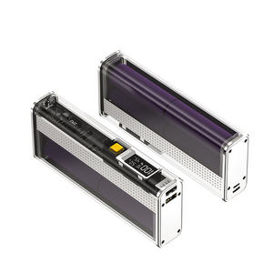 Sıcak Satış Çift USB Güç Bankası Hızlı Şarj Şeffaf Güç Bankası Kasası 18650 Piller için Kendin Yap - Product Image 4