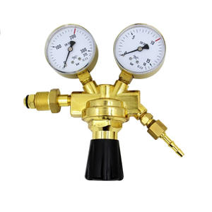 วาล์วควบคุมแรงดันไนโตรเจนแบบอิตาลี พร้อมเกจวัดคาร์บอนไดออกไซด์ ออกซิเจน และอะเซทิลีน ผลิตภัณฑ์ได้รับการรับรองมาตรฐาน EN - Product Image 5