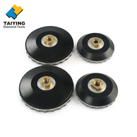 Support de fixation en aluminium Snail Lock de 5 pouces pour meuleuse manuelle, compatible avec les disques de meulage ou les disques de polissage des bords