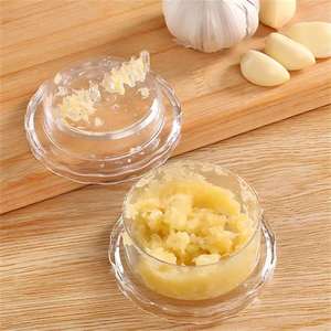 Wholesale Kitchen Good Helper Plastic Hand Grinder Manual Operation <b>Garlic</b> Press PP Material <b>Garlic</b> Paste and Twist <b>Garlic</b> Box - Product Image 3