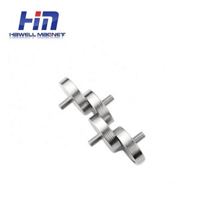 forma colgante herramientas imán de tierras raras de neodimio Material gancho magnético <span class=keywords><strong>Base</strong></span> <span class=keywords><strong>con</strong></span> roscas internas - Product Image 3