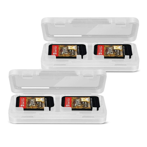 Boîte de rangement et de protection portable pour cartes de jeu multicolores 4 en 1 pour Nintendo <span class=keywords><strong>OLED</strong></span> <span class=keywords><strong>Switch</strong></span> NS Lite, organisateur de cartes de jeu - Product Image 3