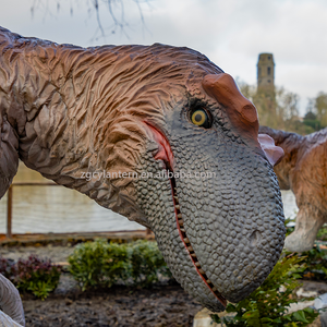卸売カスタマイズ可能な等身大アニマトロニクスナヌクサウルス恐竜-リアルな動きをする北極恐竜モデル金属部品公共 - Product Image 3