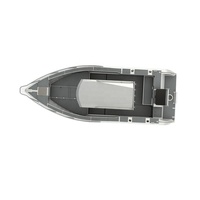 Bateau de pêche en alliage d'aluminium, Console centrale en alliage d'aluminium, approuvé CE, pour l'océan, modèle 2020, 6m