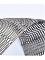Filet de sécurité en treillis métallique tissé en acier inoxydable pour balcon de bâtiment en hauteur, protection anti-chute pour l'escalade