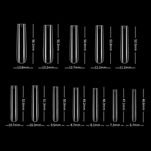 240 Uñas Postizas Cuadradas Rectas Extra Largas de Cobertura Completa, Uñas Acrílicas Artificiales, Puntas de Uñas Postizas a Presión, Herramienta de Manicura - Product Image 6