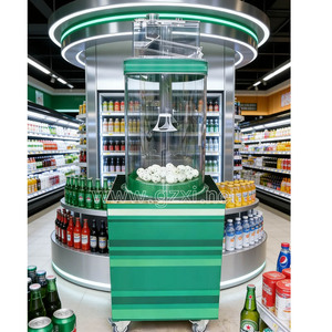 Máquina de Sorteo de Lotería Acrílica LUCKYS para Sorteos de Dinero en Línea, Competencias, <span class=keywords><strong>Keno</strong></span> y Juegos de Bolas, Capacidad <span class=keywords><strong>50</strong></span>- - Product Image 3