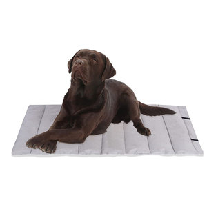 Factory Custom Waterproof Outdoor Camping Travel Pet Bed Dog Crate Mat for Large Dogs