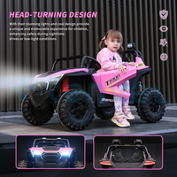 Meilleur prix, voiture électrique pour enfants 12V, UTV 2 places, fonctionne sur batterie, MP3, télécommande, voiture jouet amusante pour enfants, 4 roues motrices