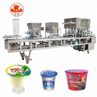 Machine de remplissage et de scellage de tasses à café machine de remplissage et de scellage automatique de tasses en plastique machine de remplissage et de scellage de tasses de 100ml