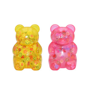 Wholesale cute glowing bear slow rise soft candy <b>toys</b>, suitable <b>for</b> <b>adults</b> to relieve <b>anxiety</b> and stress - Product Image 1