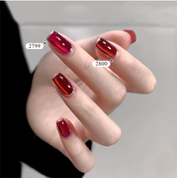 Vernis à ongles gel œil de chat personnalisé en gros 15ml Rouge Gemme Lampe UV/LED Non Toxique Ibdgel pour Nail Art Haute Qualité Échantillon Gratuit