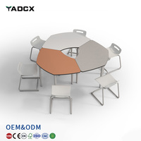 Bureau et chaise d'école modernes, table d'étude pour étudiants, ensemble bureau et chaise d'école réglables, table de lecture et de formation