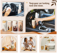 Sweet Care dompet kertas mobil bambu tanpa pemutih, dompet kertas wajah 3 lapis bersertifikasi FSC ramah lingkungan untuk penggunaan rumahan dan perjalanan