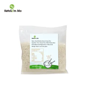 Commercio all'ingrosso di alta fibra a basso valore glicemico Gi fagiolo Konjac riso secco
