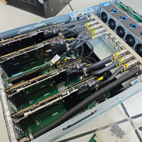 Station de travail serveur tour IA à refroidissement liquide pour 4, 6 ou 8 GPU RTX 4090, 24 Go/48 Go