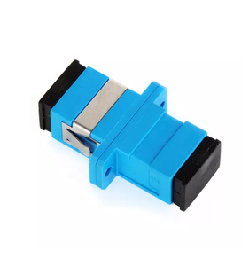 อะแดปเตอร์ไฟเบอร์ออปติก SC ตัวเชื่อมต่อพลาสติกสีน้ำเงินสำหรับ FTTH แบบ Single Mode Simplex Flangness - Product Image 6
