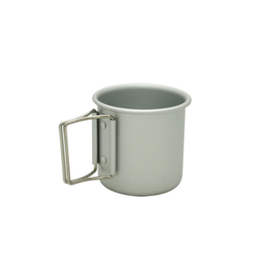 Taza de Camping de Aluminio DFC45, Taza de Café con Asas Plegables de 250 ml, Taza Pequeña Ultraligera para Acampar, para Cocinar al Aire Libre y Hacer Senderismo - Product Image 1