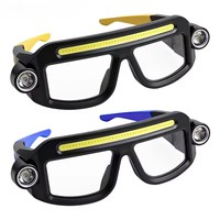 Lampe frontale LED COB rechargeable TYPE C, étanche, légère, à angle réglable, pour l'entretien et la réparation automobile