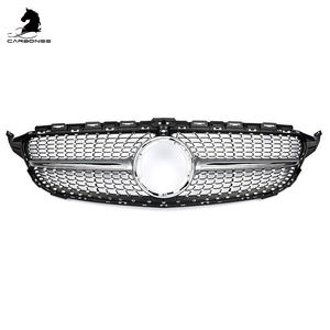 Grille avant en <span class=keywords><strong>diamant</strong></span> sans trou de caméra pour <span class=keywords><strong>Mercedes</strong></span> Benz <span class=keywords><strong>classe</strong></span> <span class=keywords><strong>C</strong></span> <span class=keywords><strong>W205</strong></span> 2019-on - Product Image 2