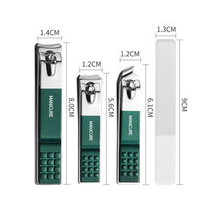 튀지 않는 손톱깎이 스테인리스 스틸 귀여운 손톱깎이 손톱 매니큐어 트리머 일자형 발톱깎이 커터 - Product Image 6