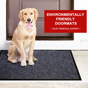 <span class=keywords><strong>Tapis</strong></span> à double côtes perforé à l'aiguille en polyester <span class=keywords><strong>personnalisable</strong></span> <span class=keywords><strong>Tapis</strong></span> de porte d'entrée extérieur - Product Image 5