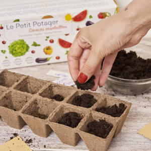 Kit de <span class=keywords><strong>d</strong></span>émarrage pour la culture de plantes aromatiques sans OGM sans clic Kit de jardinage <span class=keywords><strong>d</strong></span>'herbes aromatiques <span class=keywords><strong>d</strong></span>'<span class=keywords><strong>intérieur</strong></span> avec lumière de croissance - Product Image 4
