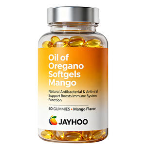 Oem/odmプライベートラベル油のオレガノマンゴーソフトジェル天然カーバロールエキス | 抗菌,免疫呼吸サポートハーブ - Product Image 1