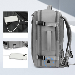 Sac à dos de voyage imperméable de grande capacité avec fermeture éclair, design tendance personnalisé - Product Image 6