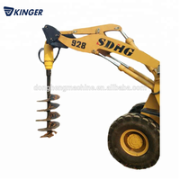 Machine de forage de trous dans la terre KINGER Mini Auger Drive pour excavatrice, chargeuse à chenilles