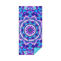 Light Thin Quick-Drying Tropical Microfiber Beach Towel for Women Adults for Sports Swimming Pool Bath Camping & Yoga-Sand-Free