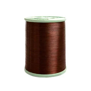 2024 Electrical Cable enameled aluminum round wire wiremagnet solderable wire QA UEW Poly Wrap Winding Resistance Flat Wire
