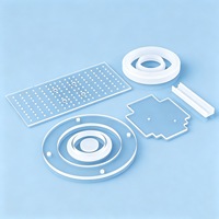Table de nivellement en quartz translucide résistant aux acides avec services de soudage et de découpe pour usage en laboratoire