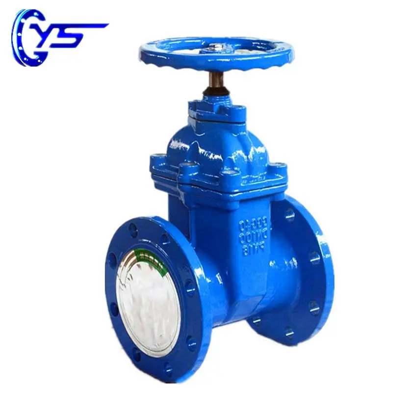 Most popular DIN F4 water seal soft seal resilient seat ductile iron cast iron gate valve