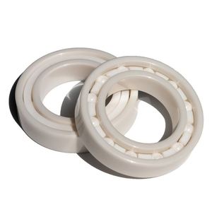 Roulement à billes à gorge en céramique intégrale ZrO haute température 65*85*10mm 6813 2RS ABEC-7 P5 Précision - Product Image 1