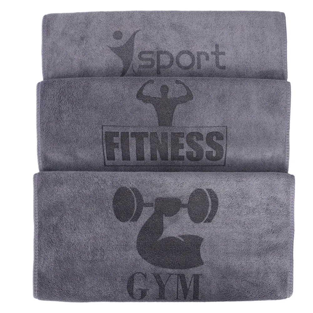 Súper absorbente secado rápido sudor viaje fitness Toalla de gimnasio grande engrosada toallas de microfibra para el Deporte