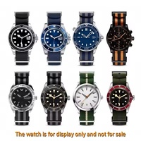 Bracelet de montre en nylon souple et respirant de 20 22 mm pour Omega Seiko MIDO Tissot, bracelet de montre en tissu avec boucle à ardillon