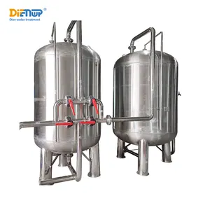 Sus304/316 tangki air steril filter mekanis, filter pasir karbon aktif tangki air Stainless Steel