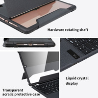 Nouveau OEM pour clavier USB-C avec pavé tactile pour iPad 7/8/9e génération 10,2'' et 10,5'' avec emplacement pour stylet, charnière et béquille