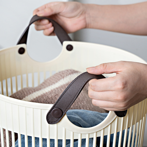 New <strong>Popular</strong> Pattern <strong>Laundry</strong> <strong>Basket</strong> Dirty Clothes <strong>Plastic</strong> Storage <strong>Basket</strong> with Handles 3sizes - Product Image 4