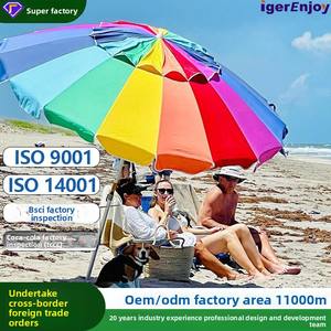 Fabricant en gros 1.8m <span class=keywords><strong>grand</strong></span> parapluie droit coupe-<span class=keywords><strong>vent</strong></span> 16 côtes <span class=keywords><strong>parasol</strong></span> coloré pour la pêche en plein air <span class=keywords><strong>parasol</strong></span> de <span class=keywords><strong>plage</strong></span> arc-en-ciel - Product Image 5