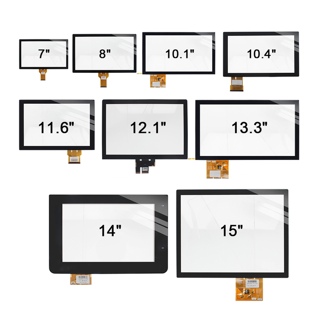 EverGlory 5/7/8.4 /10.4/12.1/12.3/13.3/15/15.6/17/17.3/18.5/19/21.5 Inch Pcap Capacitive Touch Screen Panel Overlay Kit ILITEK