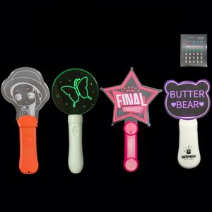 Bâton lumineux Kpop personnalisé avec logo, 15 couleurs réglables, lumière LED pour Halloween, Nouvel An, concert, accessoire lumineux d'urgence - Product Image 1