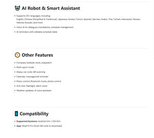 Nuovissimo Smartwatch H26 Ultra+ Plus Hello Watch <span class=keywords><strong>3</strong></span> Series con Schermo Amoled 49mm, Modalità Musica e Sport, H26 ULTRA + Smartwatch per Uomo e Donna - Product Image 5