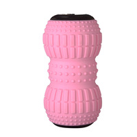 Rouleau de massage double balle pour dos, surface texturée à picots, pour massage des tissus profonds et soulagement des points de déclenchement musculaire