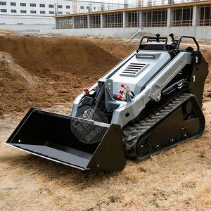 Mini Skid Steer Professional Compact <b>Wheel</b> EPA CE 5 Engine for Landscape Garden Use <b>Small</b> Track Skid Steer - Product Image 1
